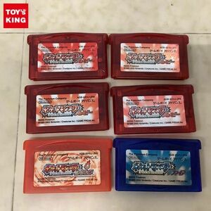 1円〜 箱無 GBA ゲームボーイアドバンス ソフト ポケットモンスター ルビー、ファイアレッド 他