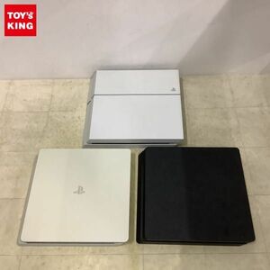 1円〜 動作確認済 初期化済 箱無 PlayStation4 本体 CUH-1200A、CUH-2100A ホワイト、CUH-2200A ブラック