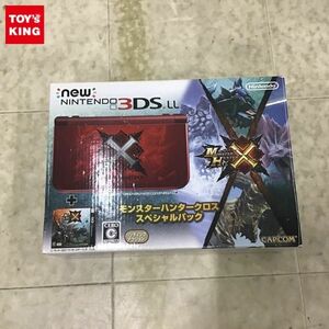 1 иен ~ подтверждение рабочего состояния / первый период . settled new Nintendo 3DS LL RED-001 корпус Monstar Hunter Cross специальный упаковка 