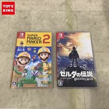 1円〜 Nintendo Switch ソフト スーパーマリオメーカー2、ゼルダの伝説 ブレス オブ ザ ワイルド_画像1