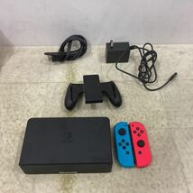 1円〜 欠品 破損 動作確認/初期化済 Nintendo Switch 有機ELモデル HEG-001 ネオンブルー ネオンレッド_画像8