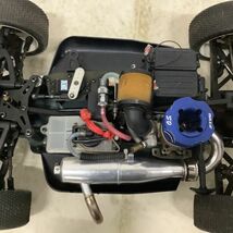 1円〜 ジャンク エンジンRC シャーシ タイヤ SANWA SX-165T サーボ 他_画像4