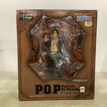 1円〜 未開封 メガハウス P.O.P STRONG EDITION/POP ポートガス・D・エース プレックス D.P.C.F モンキー・D・ルフィ 三銃士Ver._画像2