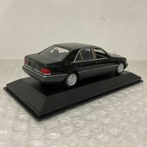 1円〜 ミニチャンプス 1/43 メルセデスベンツ 600SEL 1991 ブラックメタリック_画像3