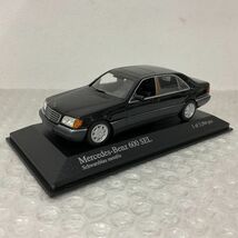 1円〜 ミニチャンプス 1/43 メルセデスベンツ 600SEL 1991 ブラックメタリック_画像2