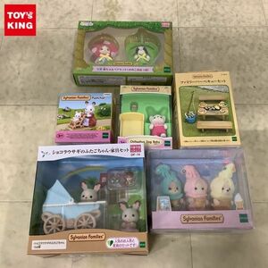 1 иен ~ нераспечатанный . Sylvanian Families 35 anniversary commemoration младенец Trio мягкое мороженое чихуахуа. младенец Family барбекю комплект др. 