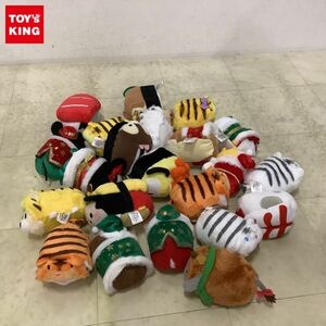 1円〜 ディズニーストア ツムツム ぬいぐるみ プーさん サンタ クリスマス チップ 寅 トラ 他