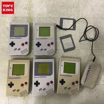 1円〜 ジャンク 箱無 GB ゲームボーイ 本体 DMG-01 5点、充電式アダプタ DMG-03_画像1