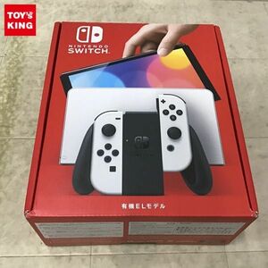 1円〜 動作確認/初期化済 Nintendo Switch 本体 有機ELモデル HEG-001 Joy-Con ホワイト