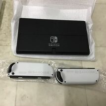 1円〜 動作確認/初期化済 Nintendo Switch 本体 有機ELモデル HEG-001 Joy-Con ホワイト_画像4