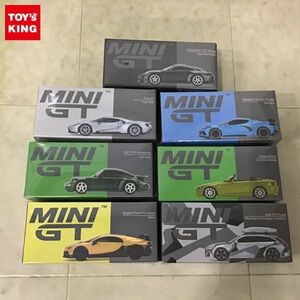 1円〜 未開封 TSMモデル MINI GT 1/64 ブガッティ シロン ピュール スポール イエロー、フォードGT Ingot シルバー 他