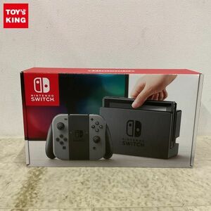 1円〜 動作確認/初期化済 Nintendo Switch HAC-001 本体 グレー