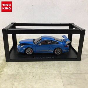 1円〜 箱無 オートアート 1/18 ポルシェ 911(997) GT3 RS 4.0 ブルー