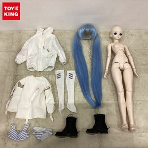 1 jpy ~ box less balk s Dollfie Dream DD snow Miku, white group jumper, black group boots other 