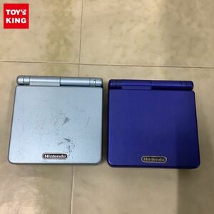 1円〜 箱無 ゲームボーイアドバンスSP 本体 AGS-001 アズライトブルー パールブルー