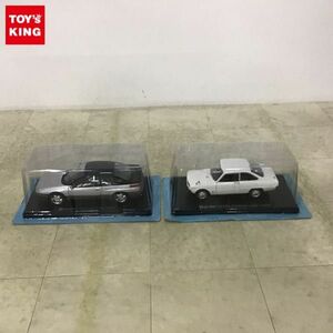 1円〜 未開封 1/24 国産名車コレクション スバル アルシオーネ SVX 1991、マツダ ファミリア ロータリークーペ 1968