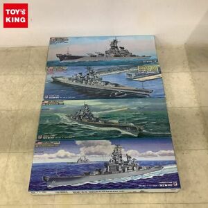 1円〜 ピットロード 1/700 米国海軍アイオワ級戦艦 BB-61 アイオワ BB-62 ニュージャージー 他