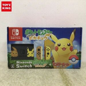 1円〜 欠品 動確/初期化済 ソフトDL不可 Nintendo Switch HAC-001本体 ポケットモンスター ピカチュウセット+モンスターボールPLUS