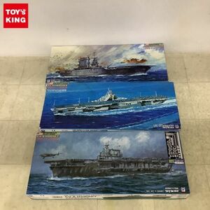 1円〜 ピットロード 1/700 米国海軍ヨークタウン級 航空母艦 CV-8 ホーネット 米国海軍エセックス級 航空母艦 CV-19 ハンコック 他