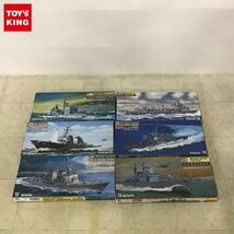 1円〜 ピットロード 1/700 英国海軍 42型ミサイル駆逐艦エクセター、米国海軍イージス駆逐艦 アーレイ バーク 等_画像1