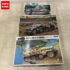 1円〜 グンゼ 1/35 軽装甲兵員車シュツンメル レベル Kfz251/1 ロケットランチャー 他