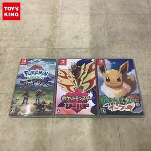 1円〜 Nintendo Switch ポケットモンスター シールド、Let’s Go！イーブイ 他