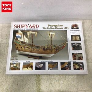 1円〜 ジャンク VESSEL 1/72 SHIPYARD NEW DIMENSION OF MODEL SAILING SHIP Papegojan The 16-Gun Pinnace 1624