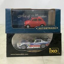 1円〜 エブロ等 1/43 モチュール アドバンアドバンZ 鈴鹿1000km 2004 シルバーシルバー/レッド フィアット500 レッド 他_画像3