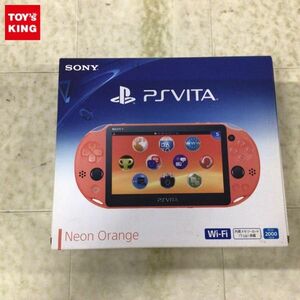 1円〜 動作確認/初期化済 PSVITA PCH-2000 本体 ネオンオレンジ