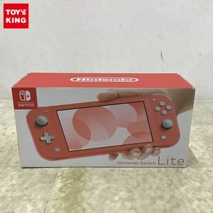 1円〜 動作確認/初期化済 Nintendo Switch Lite HDH-001 コーラル