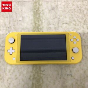 1円〜 動作確認/初期化済 箱無 Nintendo Switch Lite HDH-001 本体 イエロー