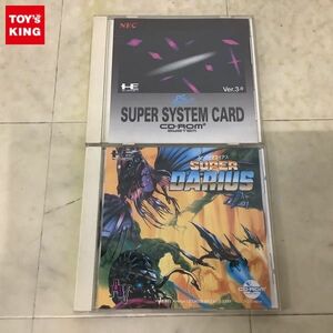 1 jpy ~ PC engine CD-ROM2 super dalaias, super system card Ver.3.0