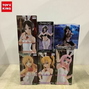 1円〜 未開封 ソードアート・オンラインBiCute Bunnies Figureアスナ ホワイトパールver. オーバーロードCorefulアルベド メイドver.他