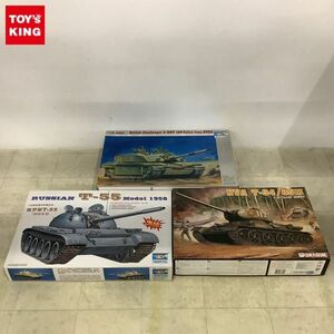 1円〜 トランペッター 他 1/35 イギリス軍 チャレンジャーII イラク、NVA T-34/85M 等