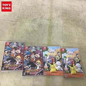 1円〜 Nintendo Switch ソフト 帰ってきた名探偵ピカチュウ、遊戯王ラッシュデュエル 最強バトルロイヤル!!