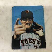 1円〜 カルビー プロ野球物知りカード 1 ミスターの由来 長島茂雄_画像2