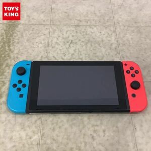 1円〜 動作確認/初期化済 箱無 Nintendo Switch HAC-001 ネオンブルー/ネオンレッド