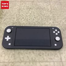 1円〜 動作確認/初期化済 箱無 Nintendo Switch Lite HDH-001 グレー 本体_画像1