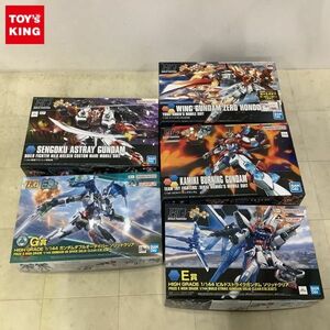 1円〜 HG 1/144 カミキバーニングガンダム 戦国アストレイ頑駄無 一番くじ E賞 ビルドストライクガンダム ソリッドクリア 他