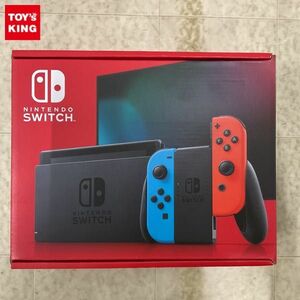 1 jpy ~ operation verification / the first period . settled Nintendo Switch HAC-001(-01) neon blue neon red 