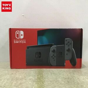 1円〜 欠品 動作確認/初期化済 Nintendo Switch HAC-001(-01) 本体 グレー