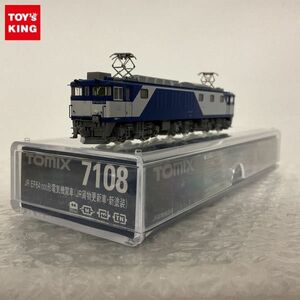 1 иен ~ рабочее состояние подтверждено TOMIX N gauge 7108 JR EF64 1000 форма электрический локомотив JR груз обновление машина * новый покраска 