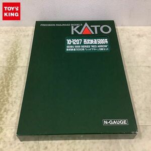 1 jpy ~ operation verification settled KATO N gauge 10-1207 Seibu railroad 5000 series red Arrow 6 both set 