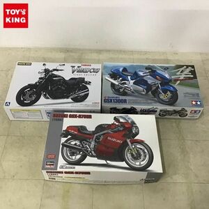 1円〜 ハセガワ 他 1/12 スズキGSX-R750R、ヤマハ V-MAX ’07最終型 等