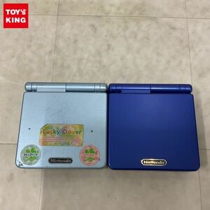 1 иен ~ без коробки Game Boy Advance SP AGS-001 корпус azulite blue жемчуг голубой 