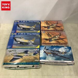 1円〜 ハセガワ等 1/48 スーパーマリン スピットファイア Mk.Vb TROP. メッサーシュミット Bf109G-6 バルクホルン 他