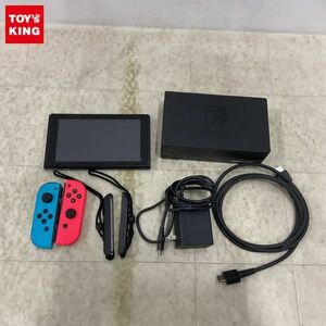 1円〜 欠品 動作確認/初期化済 箱無 Nintendo Switch HAC-001 ネオンブルー ネオンレッド