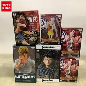 1円〜 未開封 ONE PIECE Grandista 他 トラファルガー・ロー、モンキー・D・ルフィ、サンジ 等