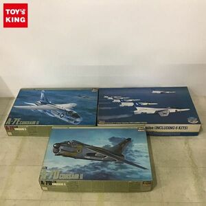 1円〜 ハセガワ 1/72他 川崎 T-4 ブルーインパルス 6機セット、L.T.V.A-7D コルセアII 等