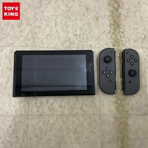 1円〜 ジャンク 初期化済 箱無 Nintendo Switch HAC-001 グレー
